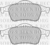 BORG & BECK BBP1697 Brake Pad Set, disc brake
